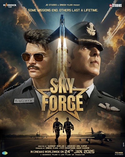 Sky Force 2025 Hindi ORG HDRip 480p 400MB 720p 1.2GB ESubs